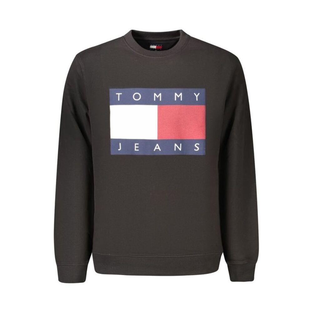 Tommy Hilfiger Black Cotton Men's Men's Sweatshirt